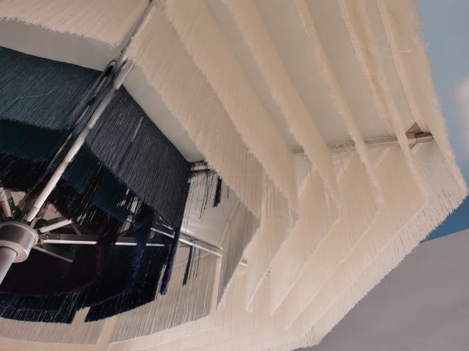 Custom Bali Resort Anti-UV extérieur Hôtel de luxe Tassel parapluie plage parapluie parapluie avec tossels 4