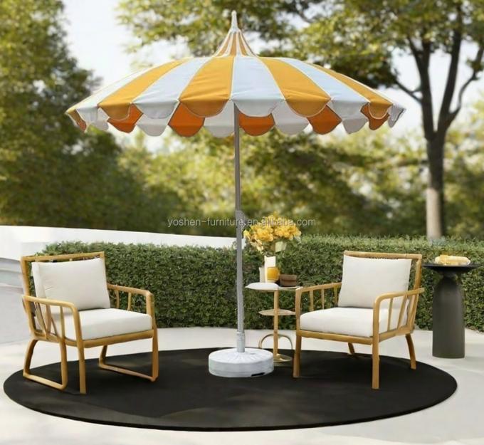 Hôtel de 9 pieds Tassel Beach Parapluie Frange Parapluie Marché mondial Cotton Rope Tissé Crochet Tassel Canopy Parapluie 0