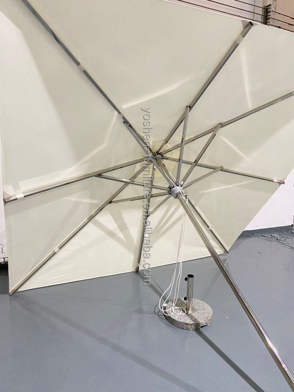 Parapluie de luxe Star Hotel Parapluie en acier inoxydable Patio Parapluie 0