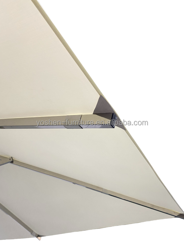 Parapluie de luxe Star Hotel Parapluie en acier inoxydable Patio Parapluie 4