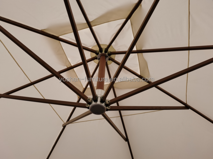 Parapluie extérieure Parapluie de plage Cantilever Jardin Parapluie suspendue Parapluie avec logo douanier 1