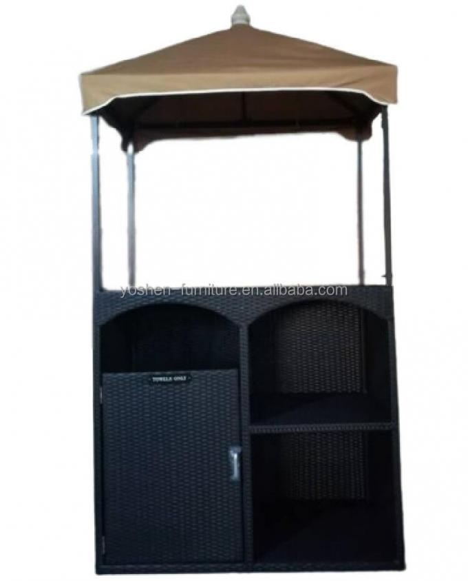 Mobilier de piscine Extérieur Lac Spa Plage Piscine Salle de sport Porte-serviettes Déplacement robuste Rangement des serviettes Armoire simple 2
