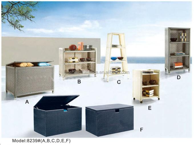 Armoire à serviettes de piscine Résistant à l'eau Serveur de serviettes sans roues Organisateur de stockage à la piscine 5