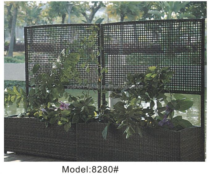 Panneau de cloison de séparation décorative pour hôtel de bureau fabriqué, écran mural pliant, clôture de jardin pliante 3