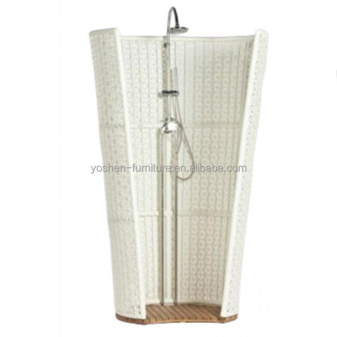 Facile d'assemblage sur mesure Maison de plage Meubles de chalet Bain Douche Cabine Module Plage Douche publique extérieure 2